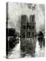 Paris, France - Notre-Dame-null-Stretched Canvas