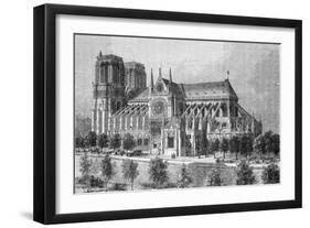 Paris, France - Notre-Dame-null-Framed Art Print