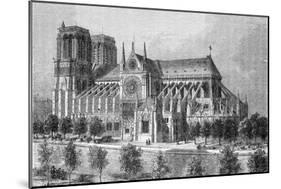 Paris, France - Notre-Dame-null-Mounted Art Print