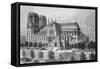 Paris, France - Notre-Dame-null-Framed Stretched Canvas