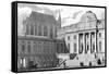 Paris, France - Palais de Justice-J. Romney-Framed Stretched Canvas