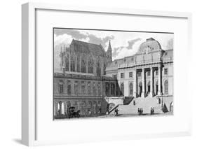 Paris, France - Palais de Justice-J. Romney-Framed Art Print