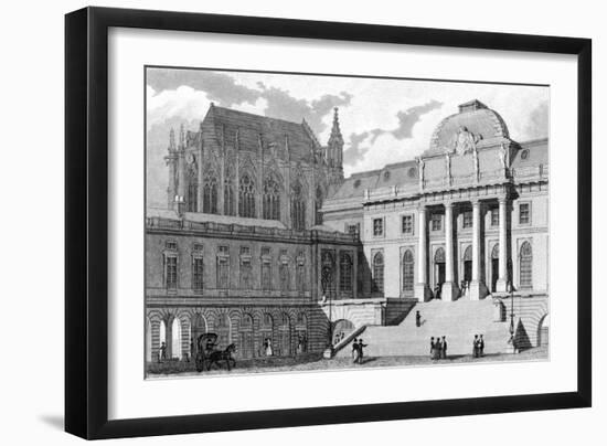 Paris, France - Palais de Justice-J. Romney-Framed Art Print