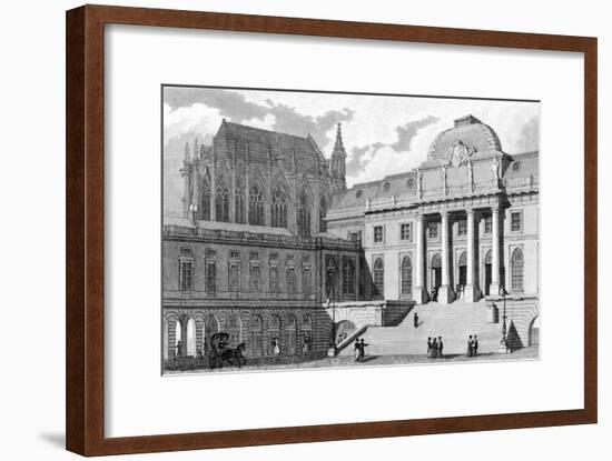 Paris, France - Palais de Justice-J. Romney-Framed Art Print