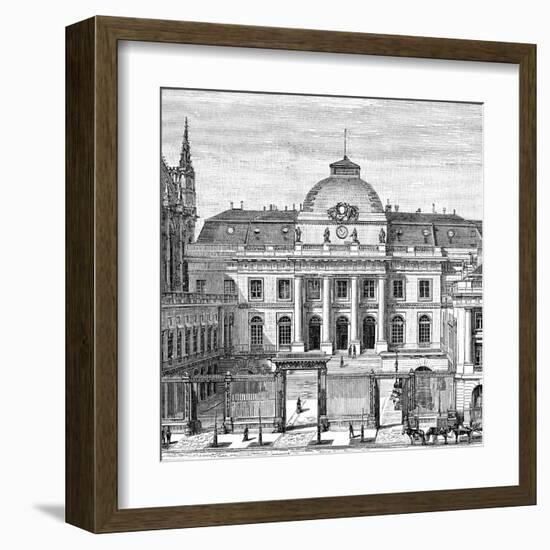 Paris, France - Palais de Justice-null-Framed Art Print