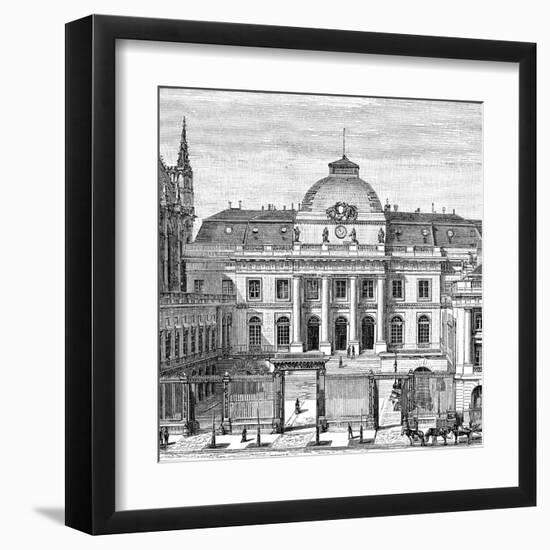 Paris, France - Palais de Justice-null-Framed Art Print