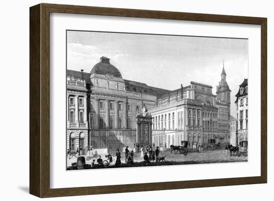 Paris, France - Palais de Justice-null-Framed Art Print