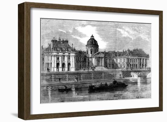 Paris, France - Palais de L'Institut-Felix Thorigny-Framed Art Print