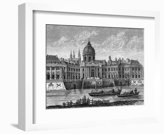 Paris, France - Palais de L'Institut-Felix Thorigny-Framed Art Print