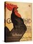 Paris, France - Periodical Cocorico Rooster Promotional Poster-Lantern Press-Stretched Canvas