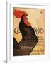 Paris, France - Periodical Cocorico Rooster Promotional Poster-Lantern Press-Framed Art Print