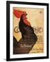 Paris, France - Periodical Cocorico Rooster Promotional Poster-Lantern Press-Framed Art Print