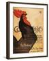 Paris, France - Periodical Cocorico Rooster Promotional Poster-Lantern Press-Framed Art Print