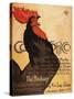 Paris, France - Periodical Cocorico Rooster Promotional Poster-Lantern Press-Stretched Canvas