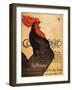 Paris, France - Periodical Cocorico Rooster Promotional Poster-Lantern Press-Framed Art Print