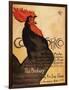 Paris, France - Periodical Cocorico Rooster Promotional Poster-Lantern Press-Framed Art Print