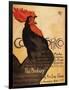 Paris, France - Periodical Cocorico Rooster Promotional Poster-Lantern Press-Framed Art Print