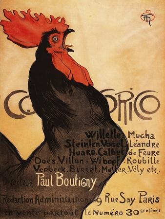 'Paris, France - Periodical Cocorico Rooster Promotional Poster