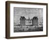 Paris, France - Place Dauphine-null-Framed Art Print