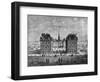 Paris, France - Place Dauphine-null-Framed Art Print