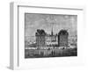 Paris, France - Place Dauphine-null-Framed Art Print