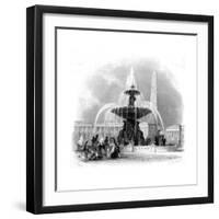 Paris, France - Place de La Concorde-null-Framed Giclee Print