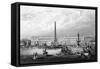 Paris, France - Place de La Concorde-null-Framed Stretched Canvas