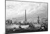 Paris, France - Place de La Concorde-null-Mounted Art Print