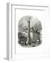 Paris, France - Place Du Chatelet-null-Framed Giclee Print