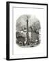 Paris, France - Place Du Chatelet-null-Framed Giclee Print