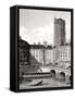 Paris, France - Place Du Chatelet-B. Winkles-Framed Stretched Canvas