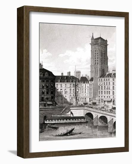 Paris, France - Place Du Chatelet-B. Winkles-Framed Art Print
