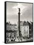 Paris, France - Place Du Chatelet-B. Winkles-Framed Stretched Canvas