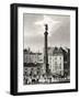 Paris, France - Place Du Chatelet-B. Winkles-Framed Art Print