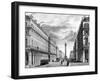 Paris, France - Rue Castiglione Et La Place Vendome-null-Framed Art Print