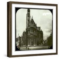 Paris (France), Saint-Etienne Du Mont Church, Circa 1890-1895-Leon, Levy et Fils-Framed Photographic Print