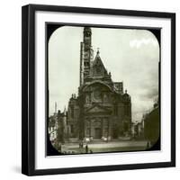 Paris (France), Saint-Etienne Du Mont Church, Circa 1890-1895-Leon, Levy et Fils-Framed Photographic Print