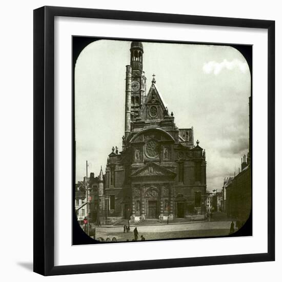 Paris (France), Saint-Etienne Du Mont Church, Circa 1890-1895-Leon, Levy et Fils-Framed Photographic Print