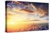 Paris, France Skyline, Panorama at Sunset. View on Eiffel Tower, Champ De Mars-Michal Bednarek-Stretched Canvas