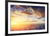 Paris, France Skyline, Panorama at Sunset. View on Eiffel Tower, Champ De Mars-Michal Bednarek-Framed Photographic Print