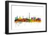 Paris France Skyline-Michael Tompsett-Framed Art Print