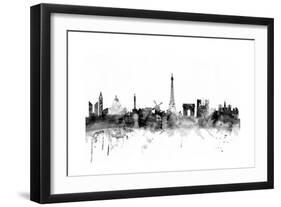 Paris France Skyline-Michael Tompsett-Framed Art Print