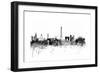 Paris France Skyline-Michael Tompsett-Framed Art Print