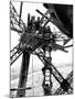 Paris, France - Tour Eiffel, Construction-null-Mounted Art Print