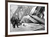 Paris, France - Tour Eiffel, Construction-null-Framed Premium Giclee Print