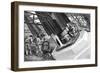 Paris, France - Tour Eiffel, Construction-null-Framed Art Print