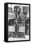 Paris, France - Tour Eiffel, Construction-null-Framed Stretched Canvas