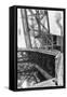 Paris, France - Tour Eiffel, Construction-null-Framed Stretched Canvas