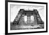 Paris, France - Tour Eiffel, under Construction-null-Framed Art Print