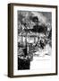 Paris, France - View from Boulevard Arago-A Lepere-Framed Art Print